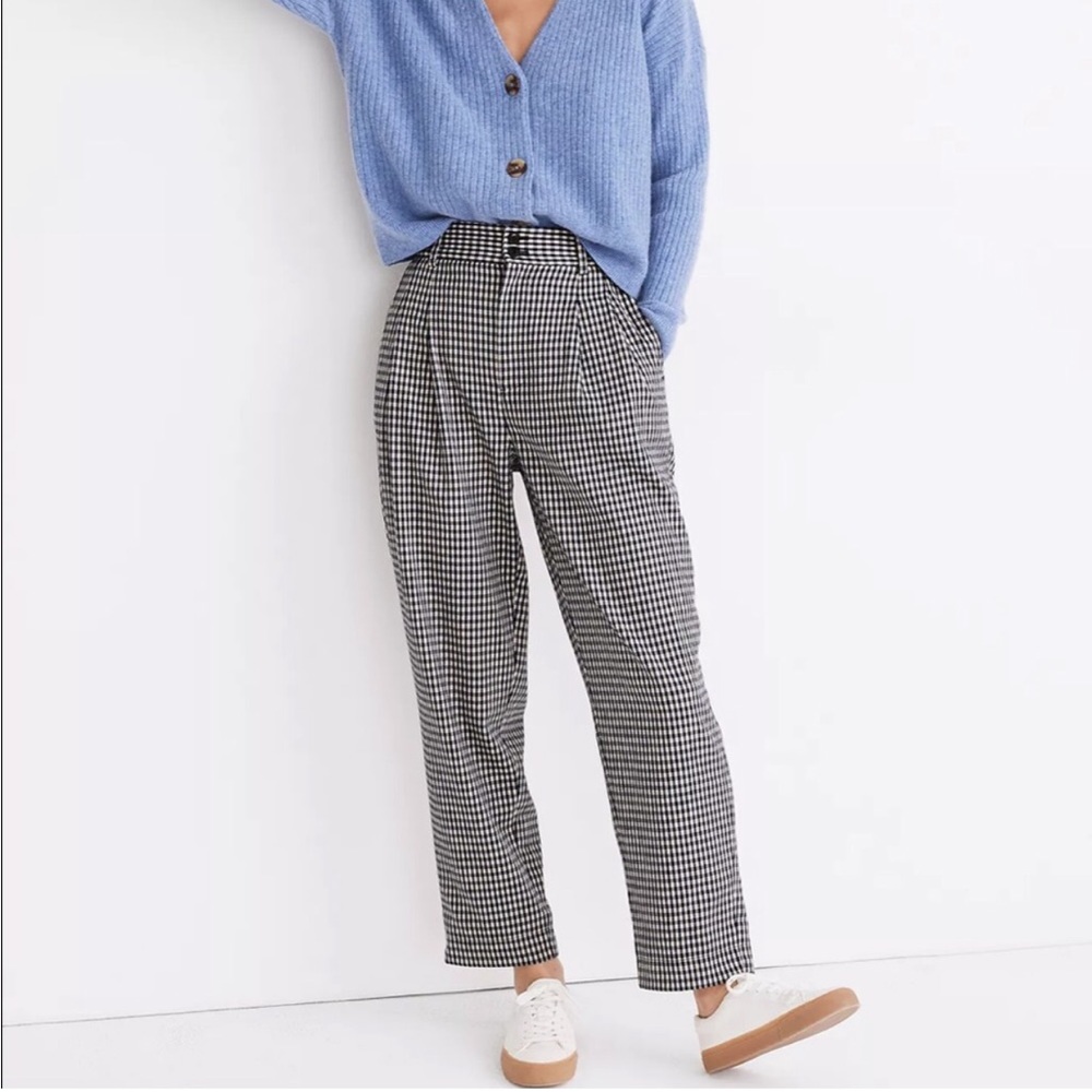 Madewell Houndstooth Trousers